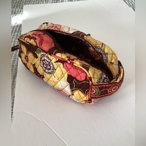 Vera Bradley Travel Organizer/Makeup Bag with Side Pocket